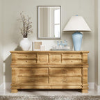 Silver Bathroom Mirror, Rustproof Rectangle Silver Framed Mirror - Image 3