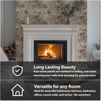 CONCORD WALLCOVERINGS ™ Retro-Art 3D Faux Stone Wall Panels, Lightweight 17.5" - Image 6