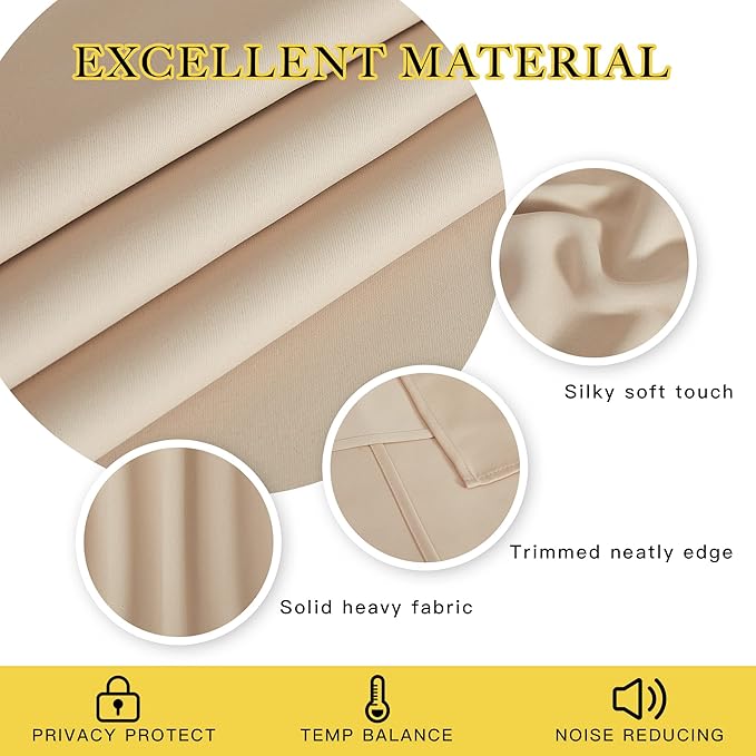 NICETOWN 80 inch Curtain Privacy - Image 5