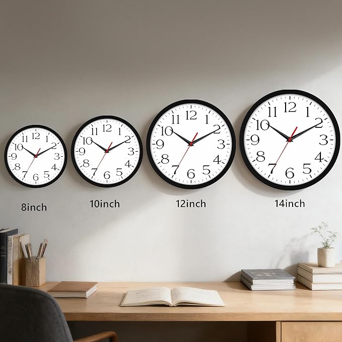 DAXSMY 12 Inch Wall Clock - Image 3