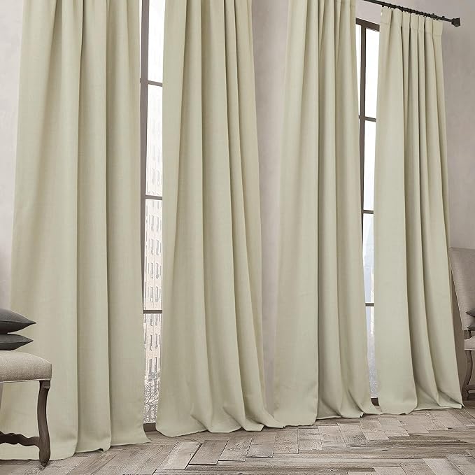 NICETOWN Room Darkening Bedroom Curtains 84 inches Long, Pinch Pleated Curtains - Image 6