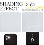 NICETOWN Greyish White Window Curtain Panels - Image 4