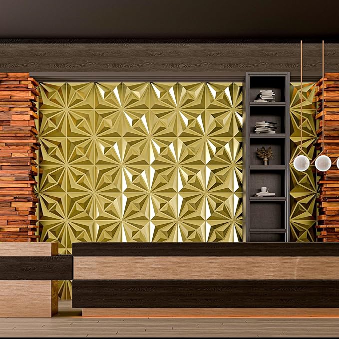 AMZDEPOT 3D Wall Panels for Interior Wall Decor, 3 Layout Options PVC Textured - Image 7
