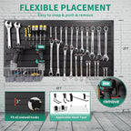 FRAYSCENT Slat Wall Paneling Garage Slat Wall Storage Systems Slatwall Panels - Image 2