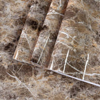 BAYYA 118x16inch Brown Marble Contact Paper Peel and Stick Wallpaper by BAYYAPeelandStickWallpaper