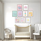 tgguytiy 9 Pcs Girls Room Wall Art Set, Cute Inspirational Nursery Decor - Image 8