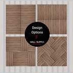Wall!Supply 3D Soundproof Wall Panels – Acoustic Walnut Finish – EPS Foam - Image 7