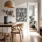 Poster Master Vintage Tiger Face Print - Image 5