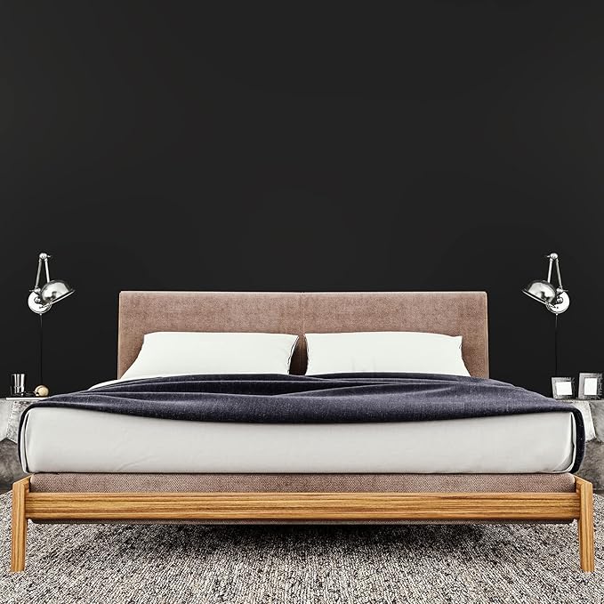 Black Peel and Stick Wallpaper, 15.7 X 78.7 inches Renter Friendly Wallpaper - Image 5