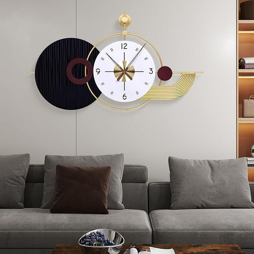 37.8×21 Inch Light Luxury Retro Wall Clock by Wecreatemoderndesign