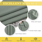 NICETOWN Blackout Sage Green Living Room Divider Curtain - Image 4