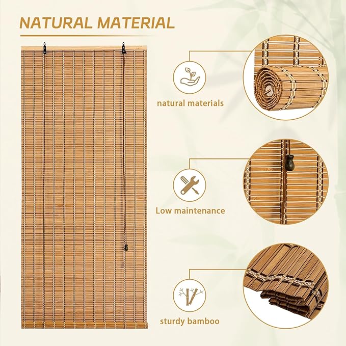 Bamboo Shades for Indoor Windows - Image 4