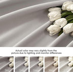 MIULEE Stone Back Tab Blackout Curtains 72 Inches Long 2 Panels Set - Image 7