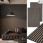 Art3d 2-Pack 48" x 24" Acoustic Wood Panels by Art3d