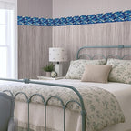 Blue Wave Wallpaper Border 196x4 Inch Peel and Stick Wall Border Self Adhesive - Image 7