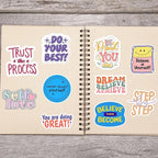 Motivational Stickers - Vinyl Inspirational Stickers for Water Bottle Laptop Decal Positive Qoute Encouraging Stickers Afirmations Encouragement Encouraging Gift Idea for Student Kids Teen