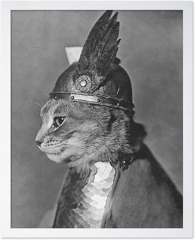 Poster Master Vintage Armored Cat by PosterMaster