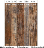 WENMER 11.8" x 78.7" Brown Wood Peel and Stick Wallpaper Shiplap Self Adhesive - Image 5