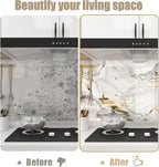 Chejiaye 10pcs Marble Peel and Stick Waterproof Wall Panels, Heat-Resistant - Image 8