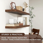 Floating Shelves for Wall 36 inch Long, Engineered Wood Wall Shelves - Image 5