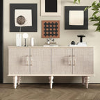 CRE8TIVE Large Size 24"x354" Cream White Grasscloth Peel and Stick Wallpaper - Image 7