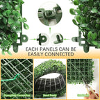 Luyue 12PCS 20”×20” Boxwood Panels, Artificial Grass Wall Panels Fake Greenery - Image 6