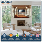 BUBOS 6 Pack Self-Adhesive Acoustic Wall Panels, 70.8" x 47.2" Sound Panels - Image 3