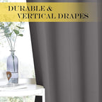 NICETOWN Blackout Doorway Curtain 90 inch Length - Image 5