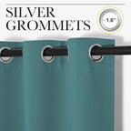 NICETOWN Bedroom Curtain Panels Blackout Draperies, Thermal Insulated Solid - Image 3