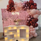 COKAOBE Pink Shimmer Wall Backdrop, Photo Backdrops - Image 8