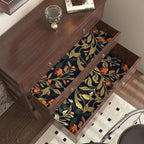 Dark Floral Wallpaper Peel Stick, Vintage Botanical Removable Contact Paper - Image 2