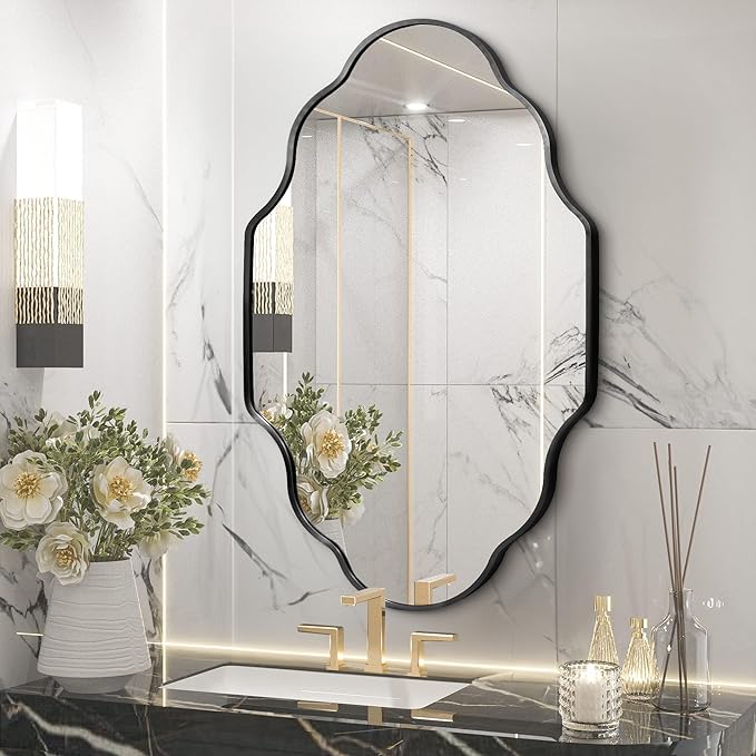 Scalloped Mirror for Bathroom - Image 4