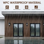 WPC Slat Wall Panels 8 Pack 96" x 8.2", Waterproof Fluted Wall Paneling - Image 3