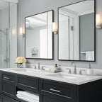TRAHOME Bathroom Vanity Mirror for Wall, 2 Pack 36" x 24" Metal Framed - Image 8