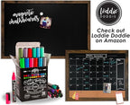 Loddie Doddie Wood Chalkboard Calendar - 18 in x 22 in - Image 7