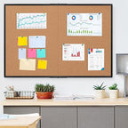 Extra Large Cork Bulletin Board 60" X 48", Foldable Notice Pin Board - Image 8