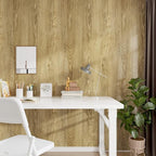 WESTICK 394"x15.8" Brown Wood Contact Paper Peel and Stick Countertops - Image 5