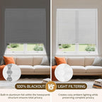 Grandekor No Drill Cordless Cellular Shades, Honeycomb Blinds - Image 7