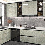 Green Marble Contact Paper for Countertops Waterproof Granite Peel and Stick - Image 5