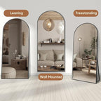 Full Length Mirror, Tall Body Floor Wall Hanging - Image 5