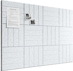 Bumusty Large Cork Board Alternative-48 x 36" Felt Bulletin Board Tiles by BUMUSTY