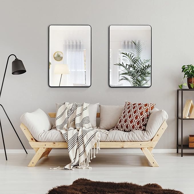 ZenStyle 2 Packs Wall Mount Mirror - Image 5