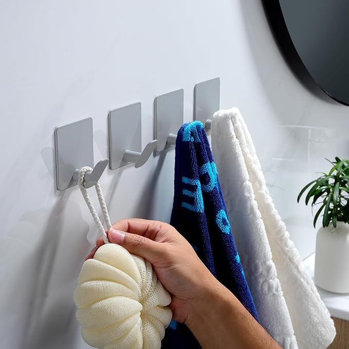 DELITON Adhesive Colorful Hanging Hooks - Image 3