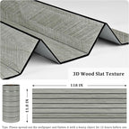 Grey Wood Wall Slat Panels Peel and Stick 3D Fluted Wood Panels - Image 6