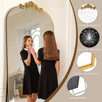 Antok Arched Full Length Mirror, Full Body Mirrors - Image 4