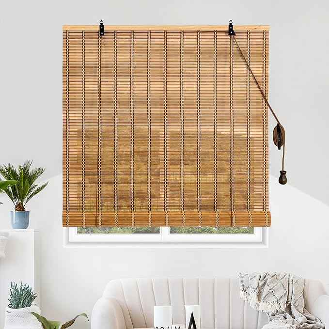 Bamboo Shades for Indoor Windows by Vteyeya