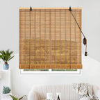 Natural Bamboo Blinds for Interior Windows 36 Wide by Vteyeya