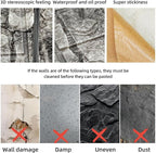 3D Wall Panels Peel and Stick in Red White, Faux Brick Wall Panels - Image 3