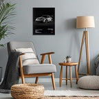 CSLGQGV Car Poster Vintage Racing Car Wall Art Supercar Canvas Prints Painting - Image 3