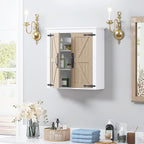 Spirich Bathroom Wall Cabinet Over Toilet, Farmhouse Wall Mounted Medicine - Image 6